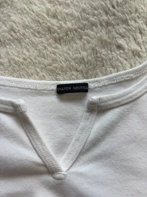 White Brandy Melville Top thumbnail 4
