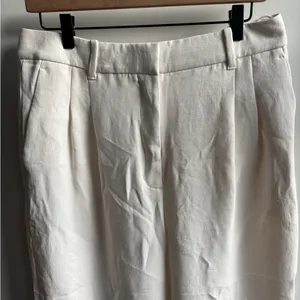 Aritzia‎ The Effortless Pant Cropped CruiseLinen 12 workwear minimalist holiday thumbnail 3
