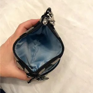 Vintage Coach Signature Black and Cream Wristlet thumbnail 4