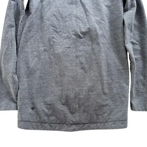 Lululemon That's A Wrap Jacket Size 6 Heathered Coal Grey Fleece Mid-Length thumbnail 8