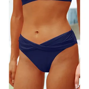 Yonique Navy Blue MEDIUM Two Piece Bathing Suits Push Up Bikini Halter Swimsuit thumbnail 6