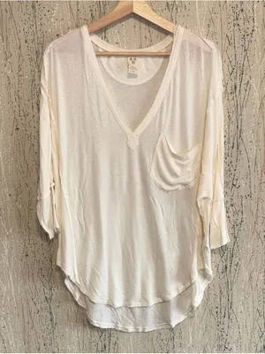 Free People Golden Gate Tee - Ivory thumbnail 6