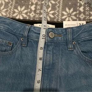 NWT Pacsun 90's Boyfriend Jeans Blue/Black Two‎ Tone Size 25 Preppy Edgy Grunge thumbnail 9
