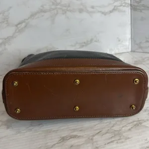 Vtg Dooney and Bourke Large Hobo‎ Black Leather Bag shoulder Purse thumbnail 10
