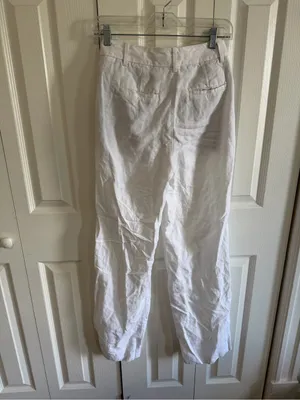 Aritzia Effortless Pant Cruiselinen White Size 2 thumbnail 3
