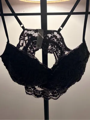 Maeve Grey Lace Bralette thumbnail 2