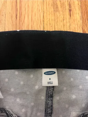 Women’s Old Navy white and Polka dot pant size 8 thumbnail 3