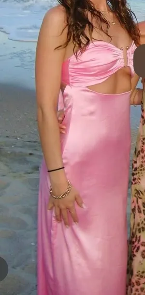 Peppermayo Exclusive - Tropicana Satin Maxi Dress - Candy thumbnail 3