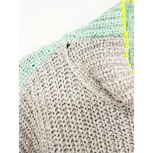 Free People Sunbrite Mock Neck Sweater Women's XL Cozy‎ Knit Pullover thumbnail 5