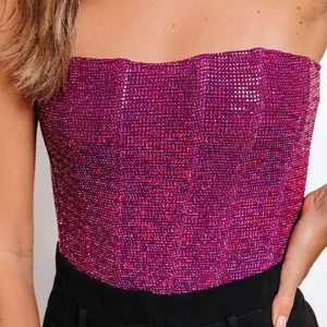 VICI | She’s A Diva Strapless Sequin Corset Top thumbnail 8