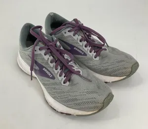 Brooks Launch 7 Womens Running Shoes Size 8.5 Gray & Purple Lightweight athletic thumbnail 1