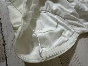 LeLe Brady Corset Mini Romper. Off White thumbnail 8