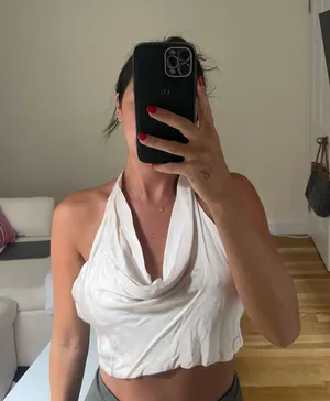 Zara Silk Halter Top thumbnail 1