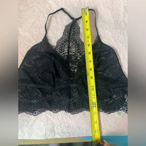 Black laced top Black Size M thumbnail 5