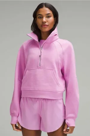 lululemon athletica Pink Half-Zip Pullover Sweatshirt thumbnail 1