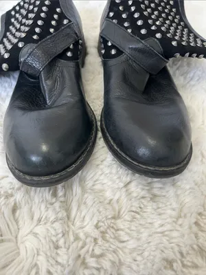 Zigi Girl Black Studded Combat Boots thumbnail 4
