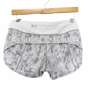 Lululemon Speed Up Shorts 2.5" City Breeze Alpine White Sz 2 thumbnail 3