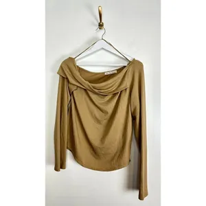 FREE PEOPLE Addie Layering Top in Winter Wheat Size X-Large thumbnail 6