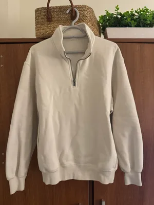 White Sweater Pullover thumbnail 1