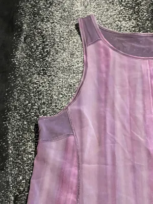 Womens sz4 Lululemon Sculpt Tank II– Brushed Spray Dye White Purple Ink thumbnail 4