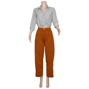 SÉZANE Tomboy Stripe Shirt, Ecru/Blue, FR36/US4 thumbnail 10