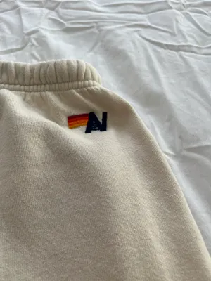 Aviator Nation Vintage White Sweatpants thumbnail 2