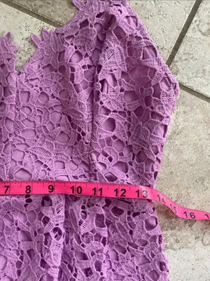 ASTR The Label Sleeveless Lace Fit & Flare Midi Dress Light Orchid thumbnail 14
