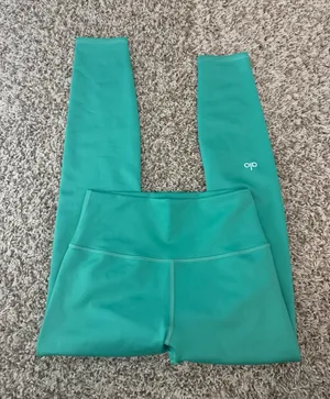 Green Alo Yoga Leggings thumbnail 1
