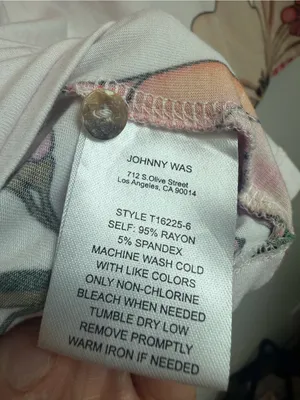 Johnny Was JANIE FAVORITE SHORT SLEEVE HENLEY TEE thumbnail 6