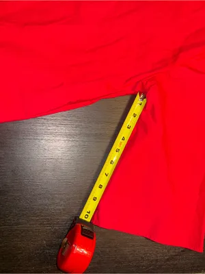 Caryn Lawn Red Embellished V-Neck Pocketed Mini Dress Size 2 (6-12) thumbnail 7