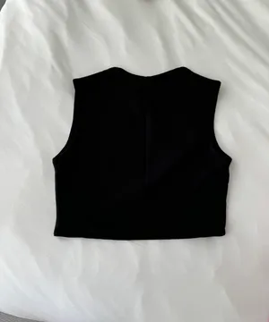 Danielle Guizio Black Celestial Stretch Top thumbnail 4