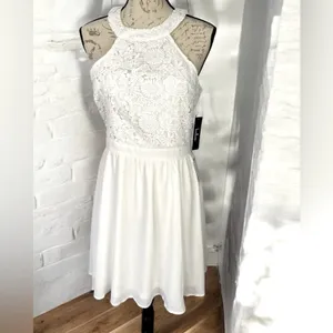 Lulus Lovers Game Skater Dress Size Medium NWT thumbnail 2