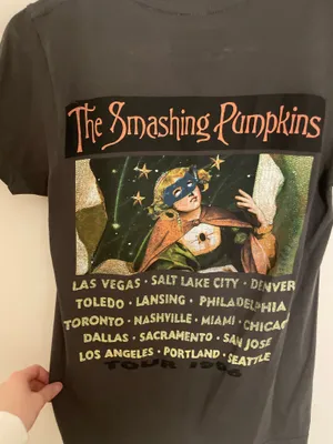 Urban Outfitters Smashing Pumpkins Vintage Style T-Shirt Small thumbnail 3