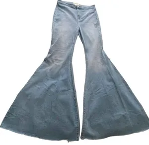 Free people just float on flare jeans stretch denim jeggings western bohemian thumbnail 5