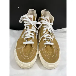 Van Unisex Tan High-top Casual Sneakers Size M8/W9.5 SKU 6217 thumbnail 2