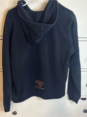 y2k vintage Harley-Davidson Black Hoodie size XL thumbnail 3