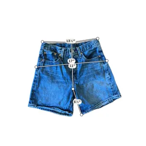 Levi’s 501 6” inseam dark wash high rise Jean shorts size 27 thumbnail 4