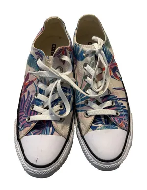 Converse Chuck Taylor All Star Tropical Palm Leaf Low Top‎ Sneakers Womens 8 thumbnail 1