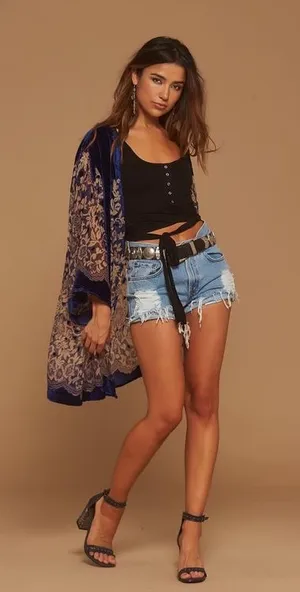 12th Tribe shawl wrap velvet festival kimono thumbnail 1