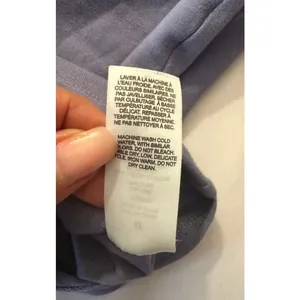 GARAGE Portia Square Neckline T Shirt in English Manor Blue sz. M thumbnail 8