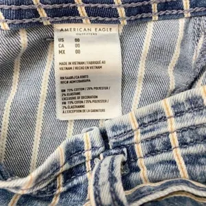 American‎ Eagle Stretch Highest Waist Mom Paper Bag Shorts Striped 00 thumbnail 10