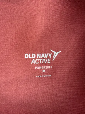 Old Navy Active PowerSoft High-Waisted 7/8 Joggers in Dusty Rose thumbnail 3