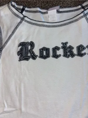 Rocker Graphic White Tank Top Size M thumbnail 2