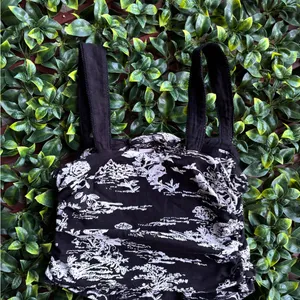 Free people Black and White Floral Tank Top thumbnail 2