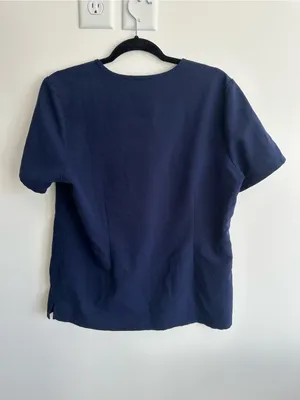 Figs Women’s Catarina Scrub Top in Navy thumbnail 11