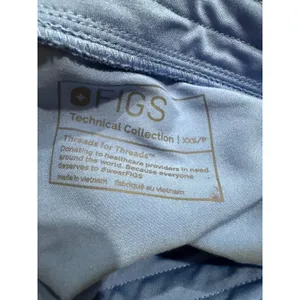 FIGS Technical Collection Blue Jogger Scrub Pants‎ Womens XXS Cargo Pockets flaw thumbnail 4