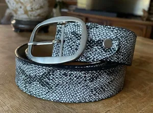 Unisex Genuine Leather Belt thumbnail 1