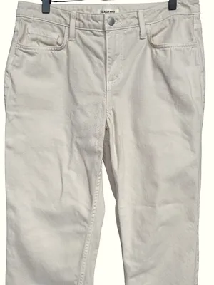 L'Agence Marjorie Mid Rise Jeans in Oat Sz 28 thumbnail 2