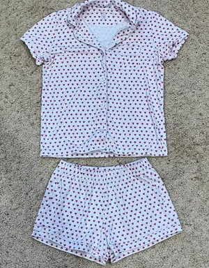 Roller Rabbit Hearts Polo Pajama Set thumbnail 1