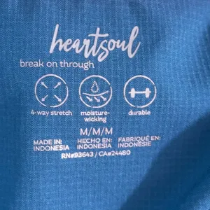 Heartsoul Scrub Top Teal‎ Medium Blue thumbnail 7